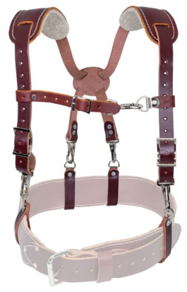 Leather Work Suspenders 5009