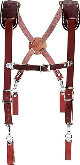 Leather Work Suspenders 5009